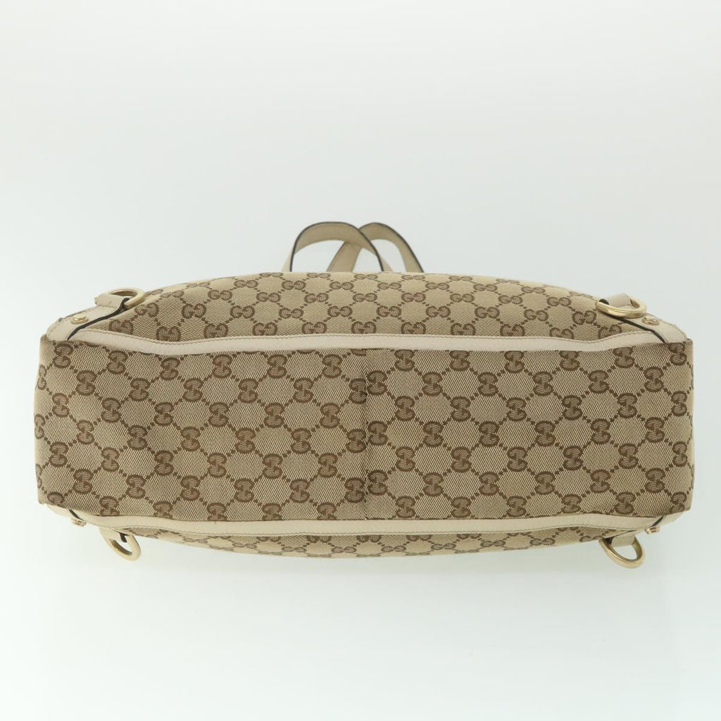 GUCCI GG Canvas Tote Bag Beige 141472 ep2013