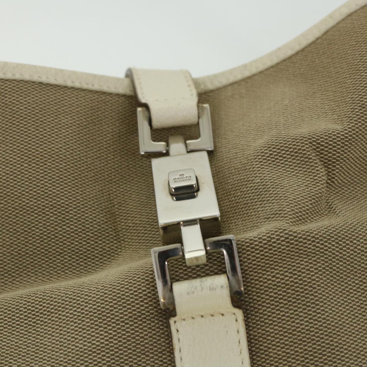 GUCCI Jackie Shoulder Bag Canvas Leather Beige 001 3306 3444 ep2015