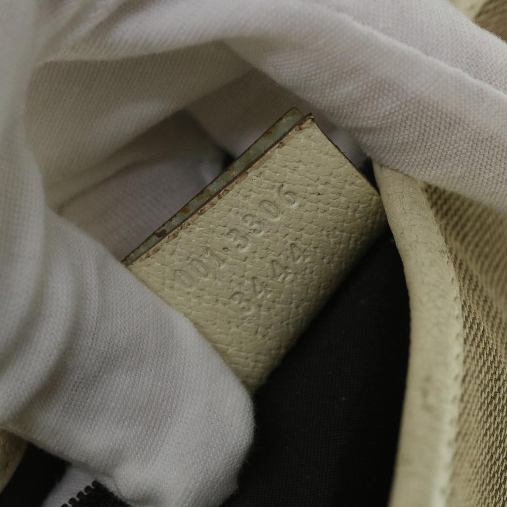 GUCCI Jackie Shoulder Bag Canvas Leather Beige 001 3306 3444 ep2015