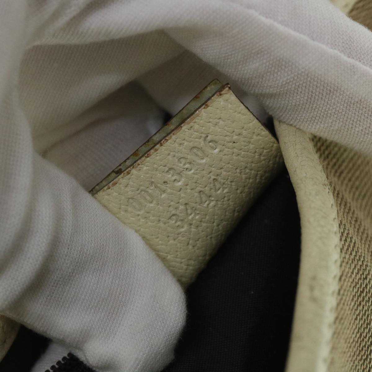 GUCCI Jackie Shoulder Bag Canvas Leather Beige 001 3306 3444 ep2015
