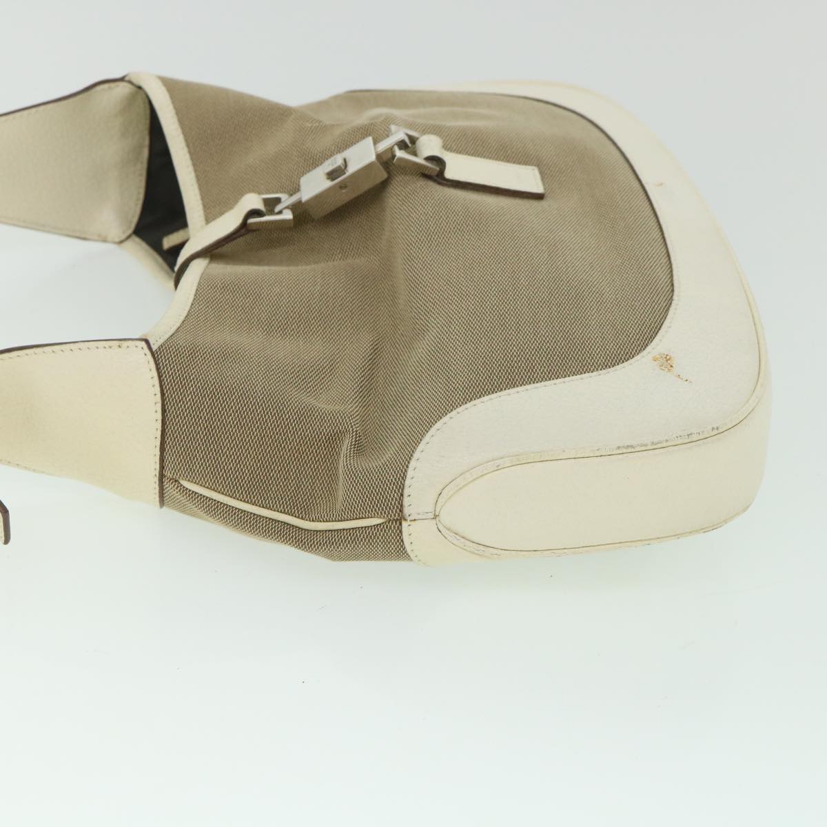 GUCCI Jackie Shoulder Bag Canvas Leather Beige 001 3306 3444 ep2015