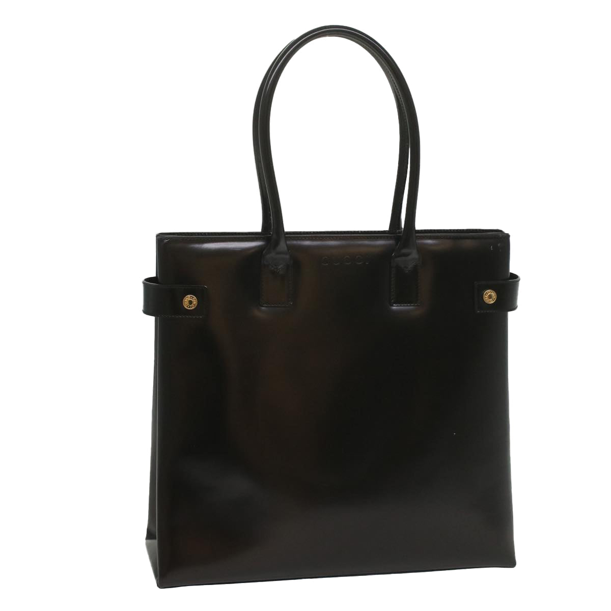 GUCCI Tote Bag Leather Black 002 1046 0407 ep2024
