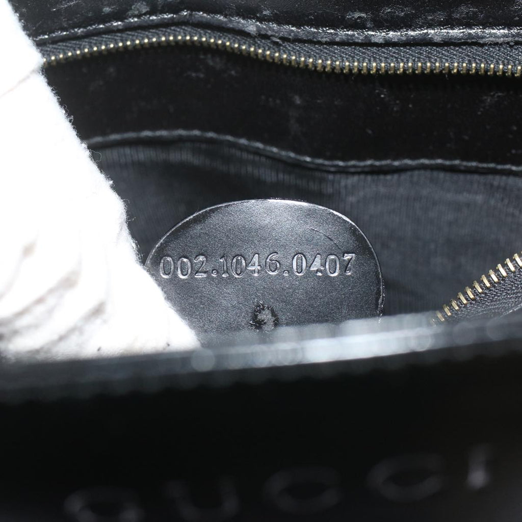 GUCCI Tote Bag Leather Black 002 1046 0407 ep2024