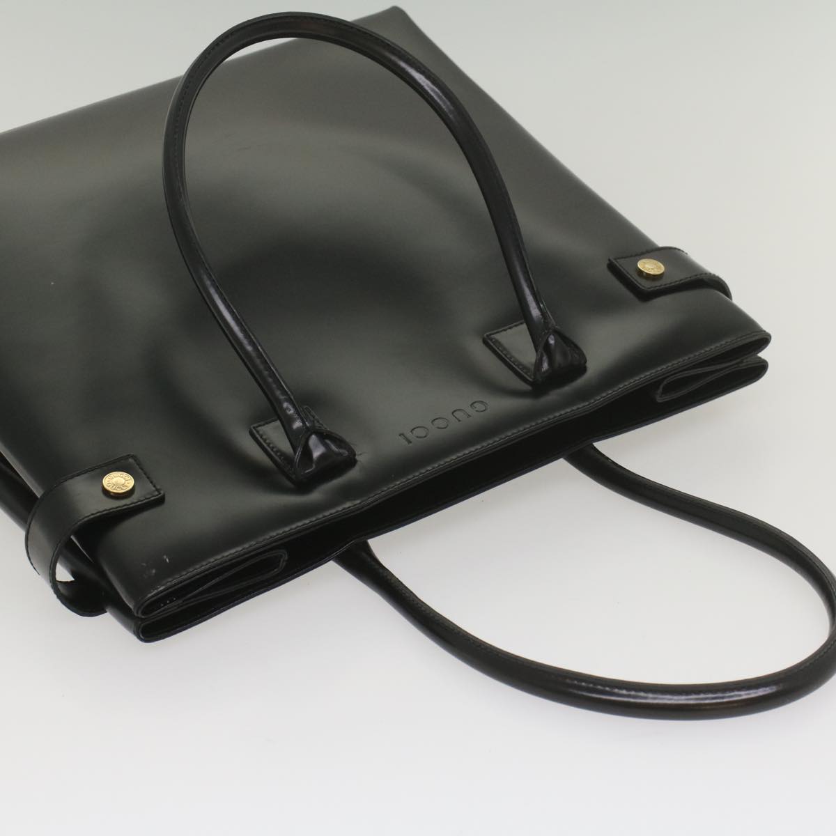 GUCCI Tote Bag Leather Black 002 1046 0407 ep2024
