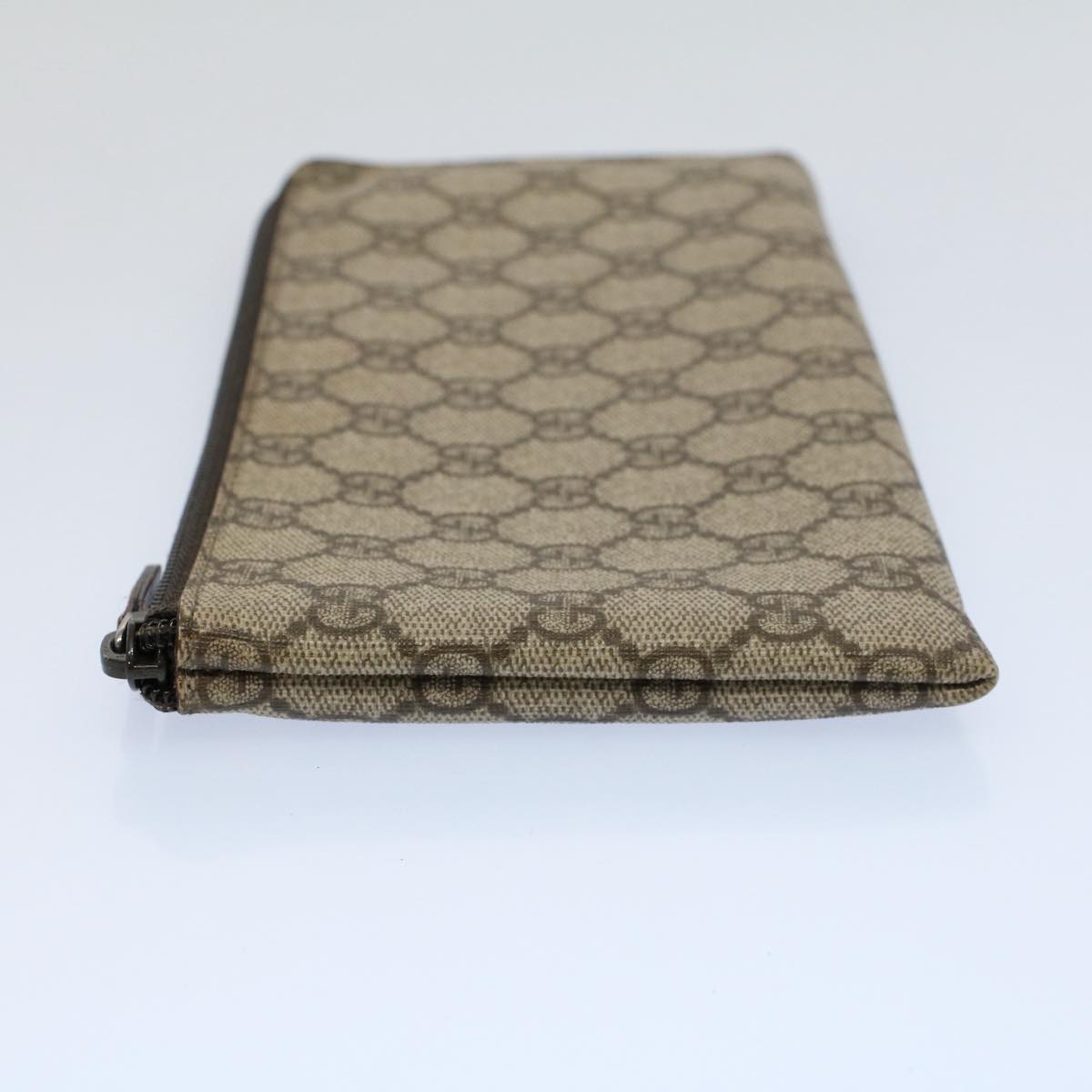 GUCCI GG Supreme Long Wallet PVC Leather Beige 115261 ep2046