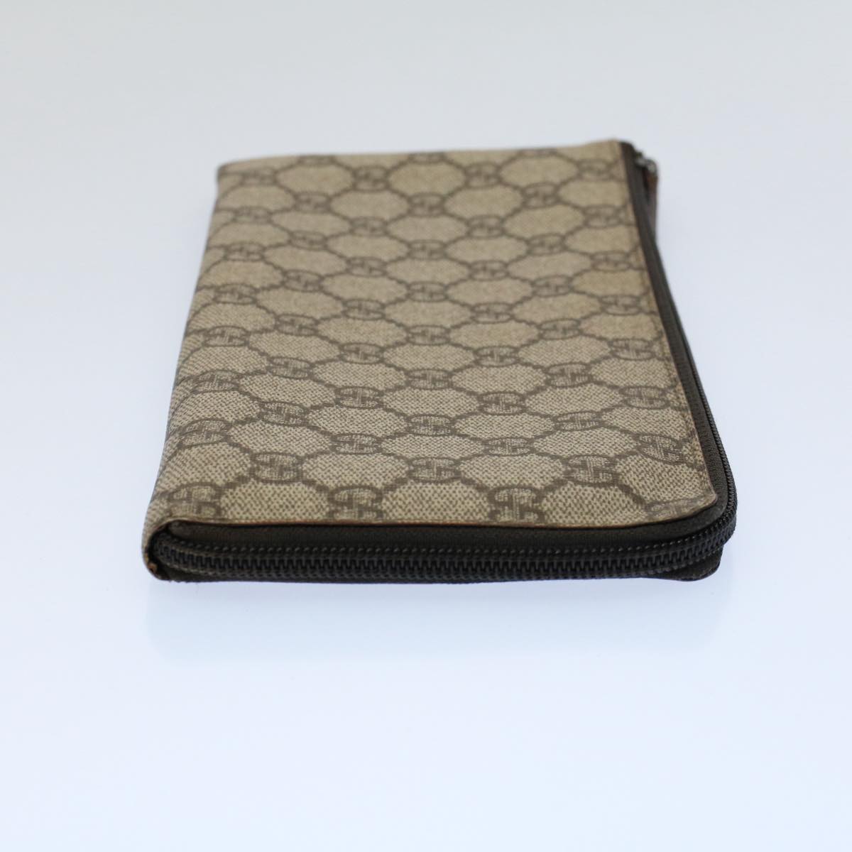 GUCCI GG Supreme Long Wallet PVC Leather Beige 115261 ep2046