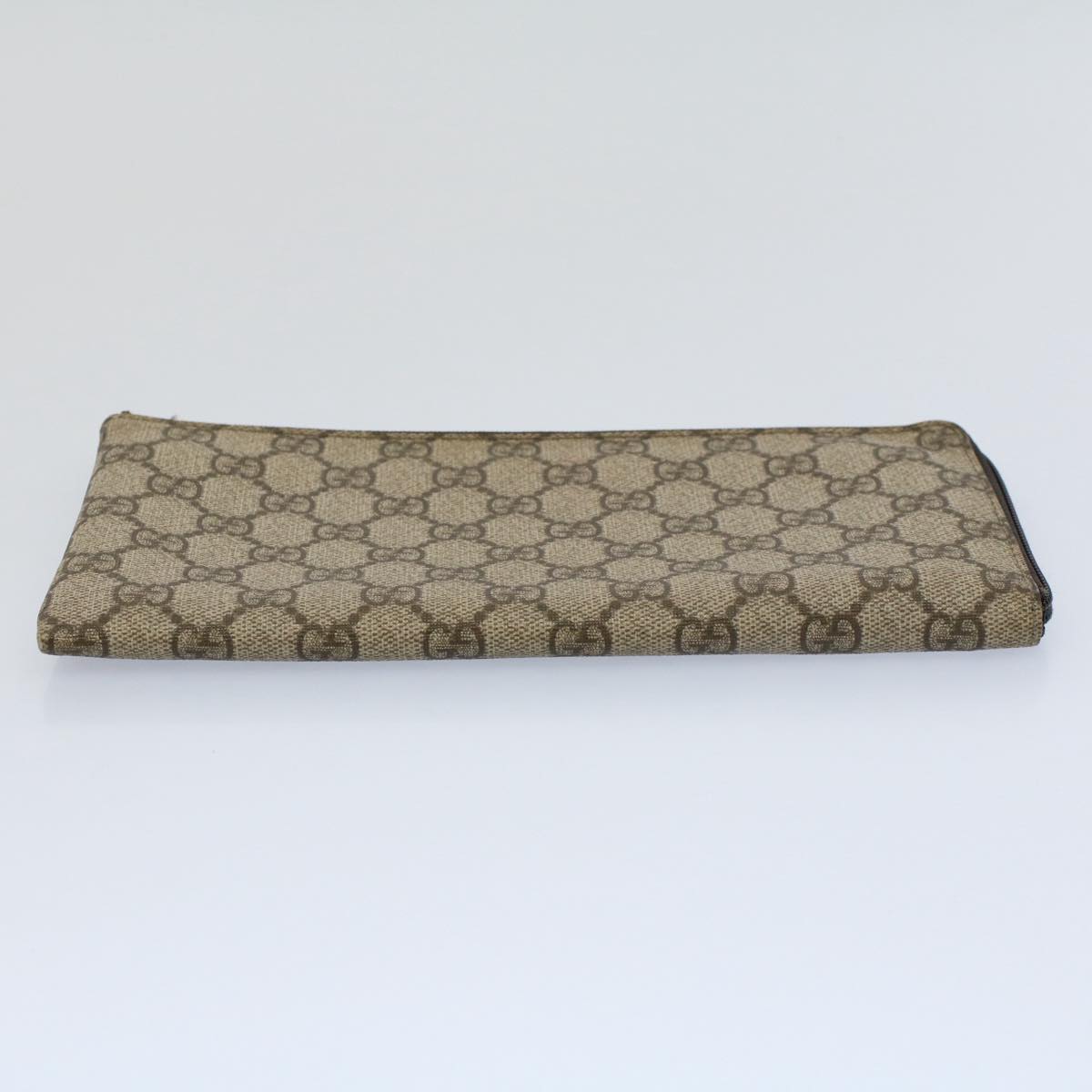 GUCCI GG Supreme Long Wallet PVC Leather Beige 115261 ep2046