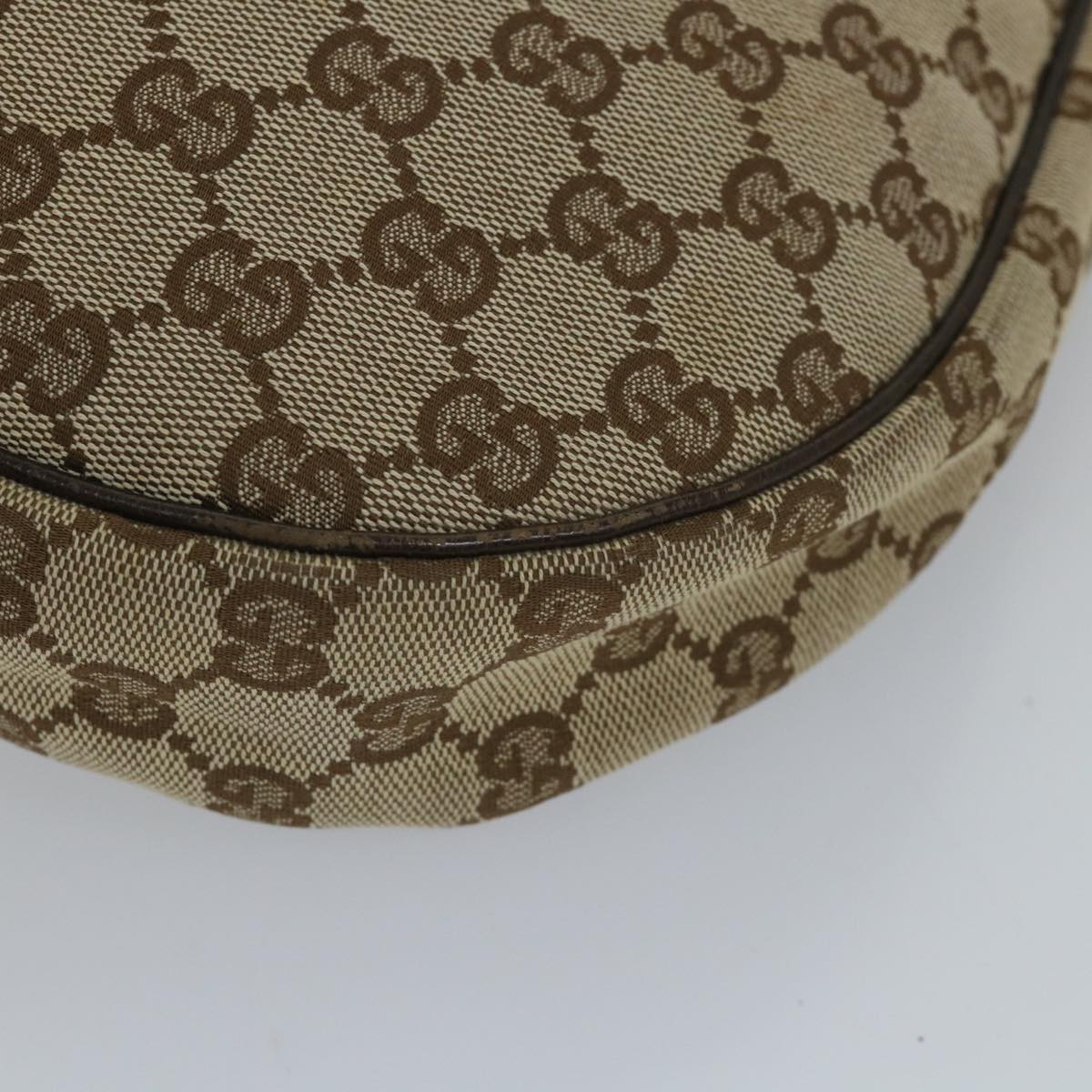 GUCCI GG Canvas Shoulder Bag Beige 122790 ep2072