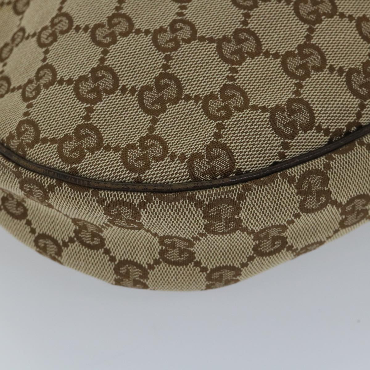 GUCCI GG Canvas Shoulder Bag Beige 122790 ep2072