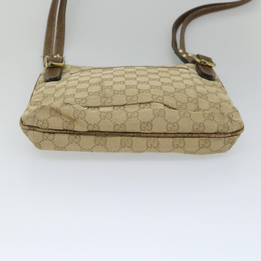 GUCCI GG Canvas Shoulder Bag Beige 115514 ep2073