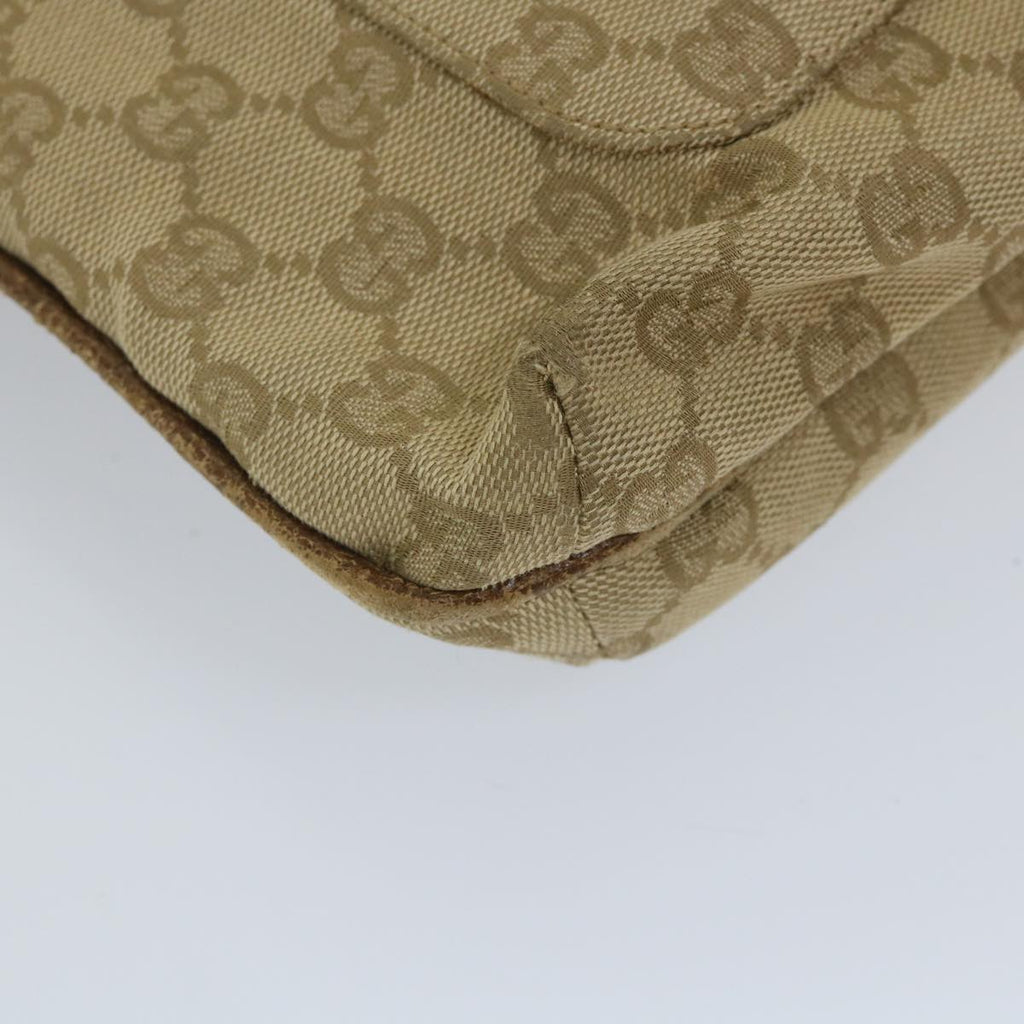 GUCCI GG Canvas Shoulder Bag Beige 115514 ep2073
