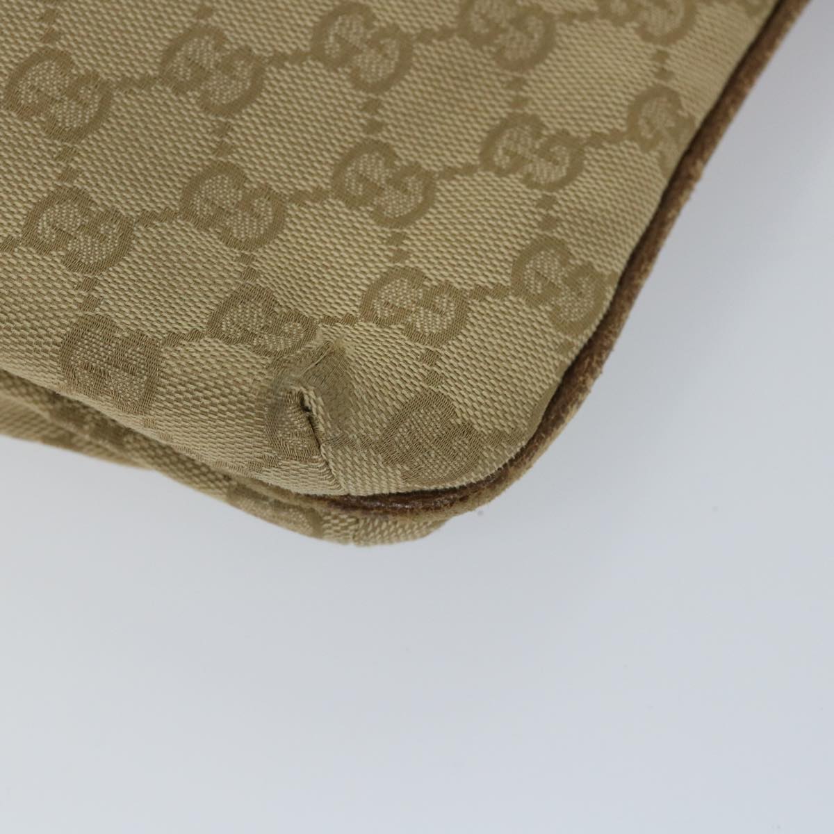 GUCCI GG Canvas Shoulder Bag Beige 115514 ep2073