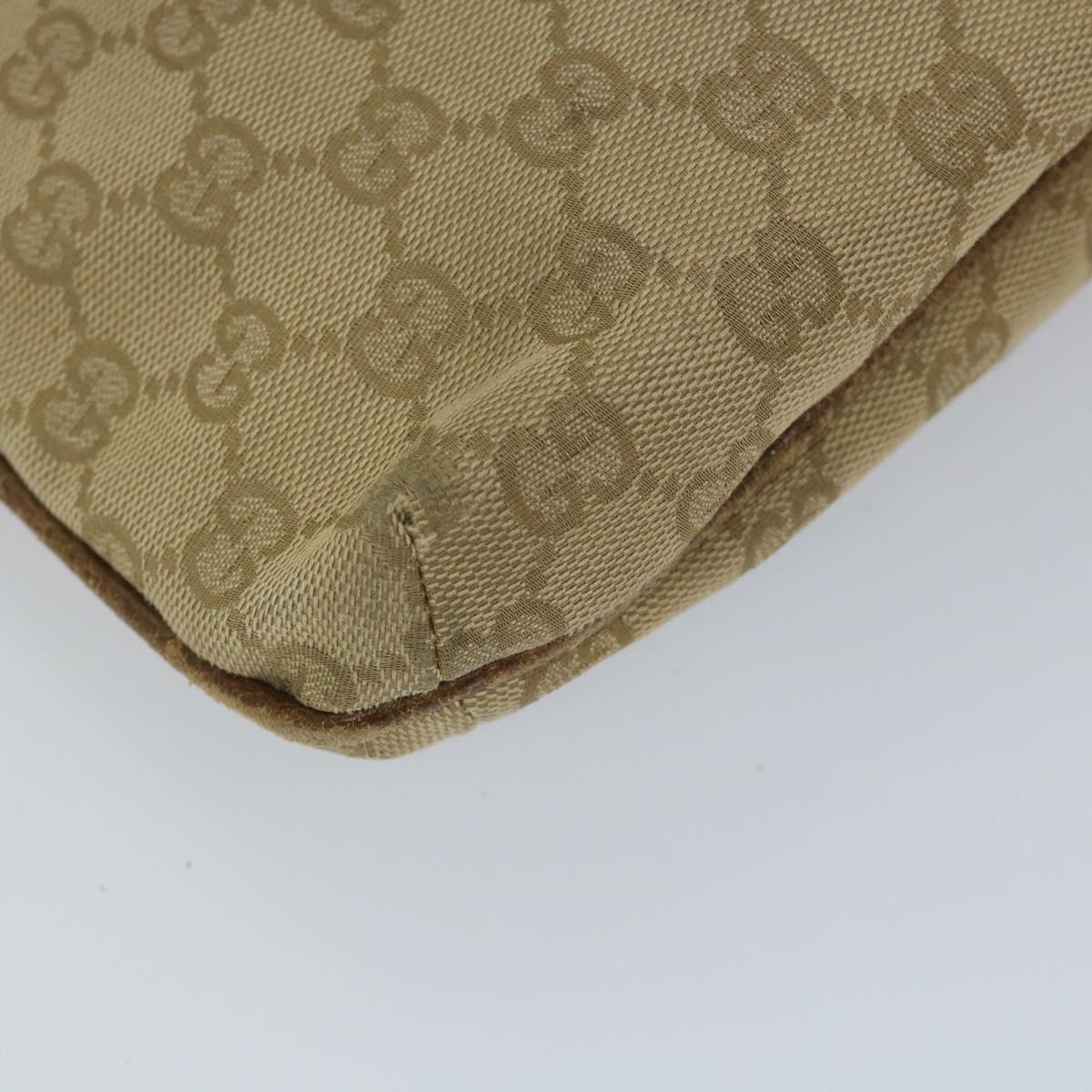 GUCCI GG Canvas Shoulder Bag Beige 115514 ep2073