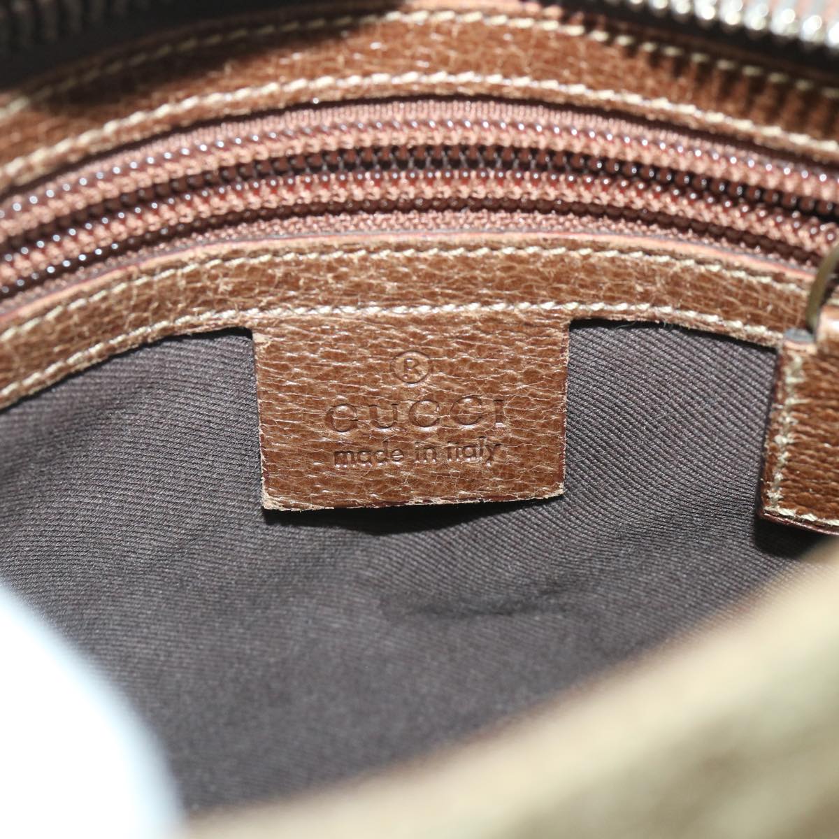GUCCI GG Canvas Shoulder Bag Beige 115514 ep2073