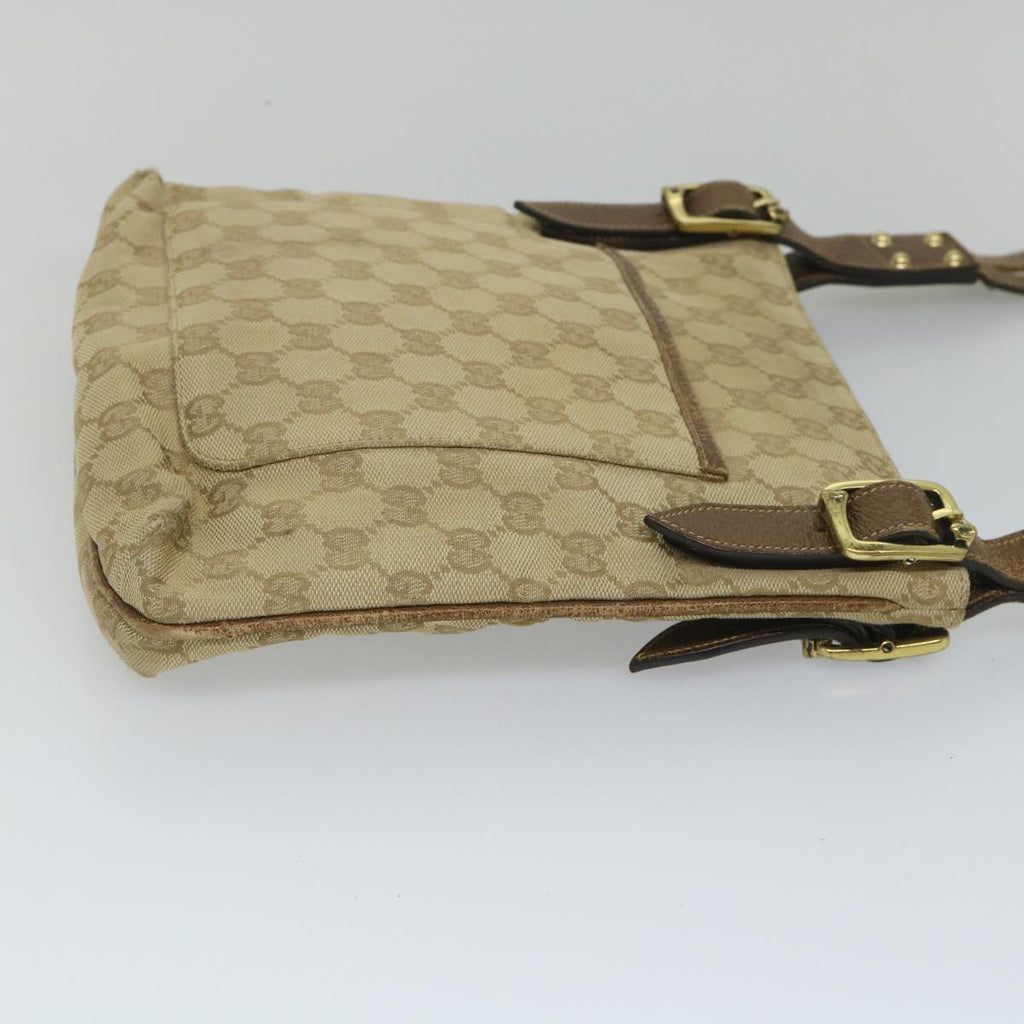 GUCCI GG Canvas Shoulder Bag Beige 115514 ep2073