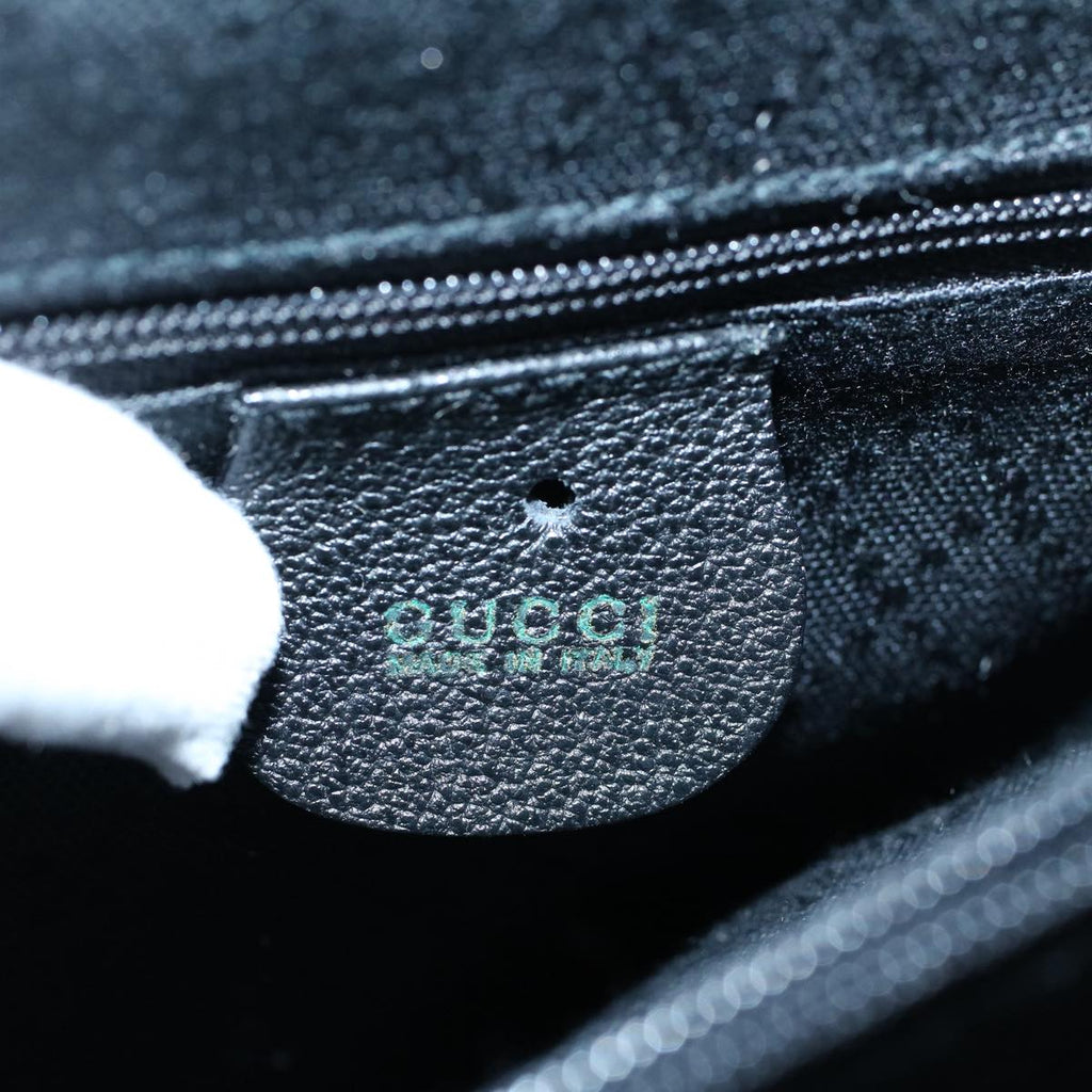 GUCCI Bamboo Hand Bag Suede 2way Black 002 2855 0322 0 ep2075
