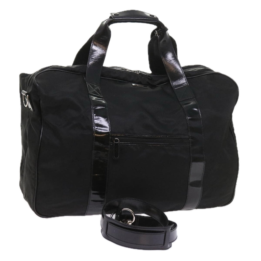 GUCCI Boston Bag Canvas Black 012 3754 0074 ep2080