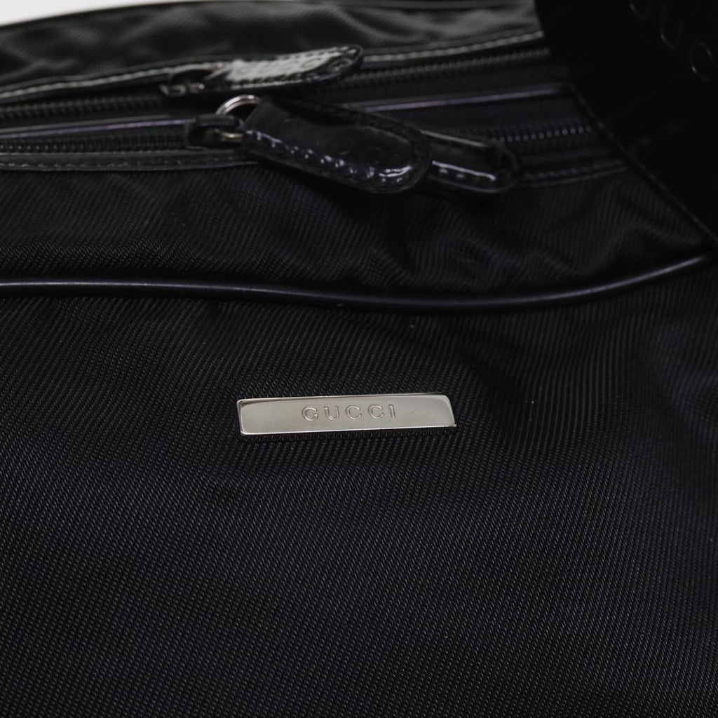 GUCCI Boston Bag Canvas Black 012 3754 0074 ep2080