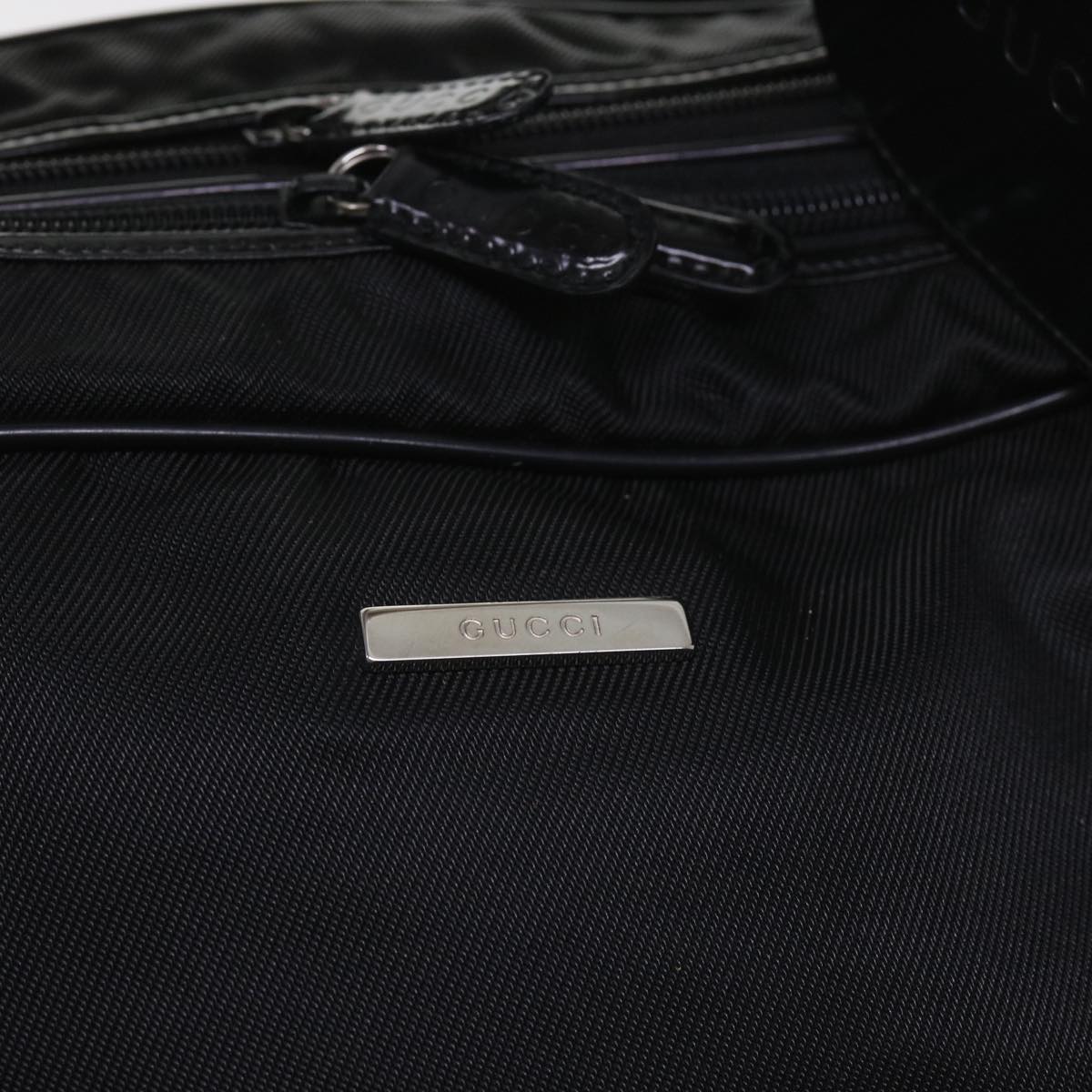 GUCCI Boston Bag Canvas Black 012 3754 0074 ep2080