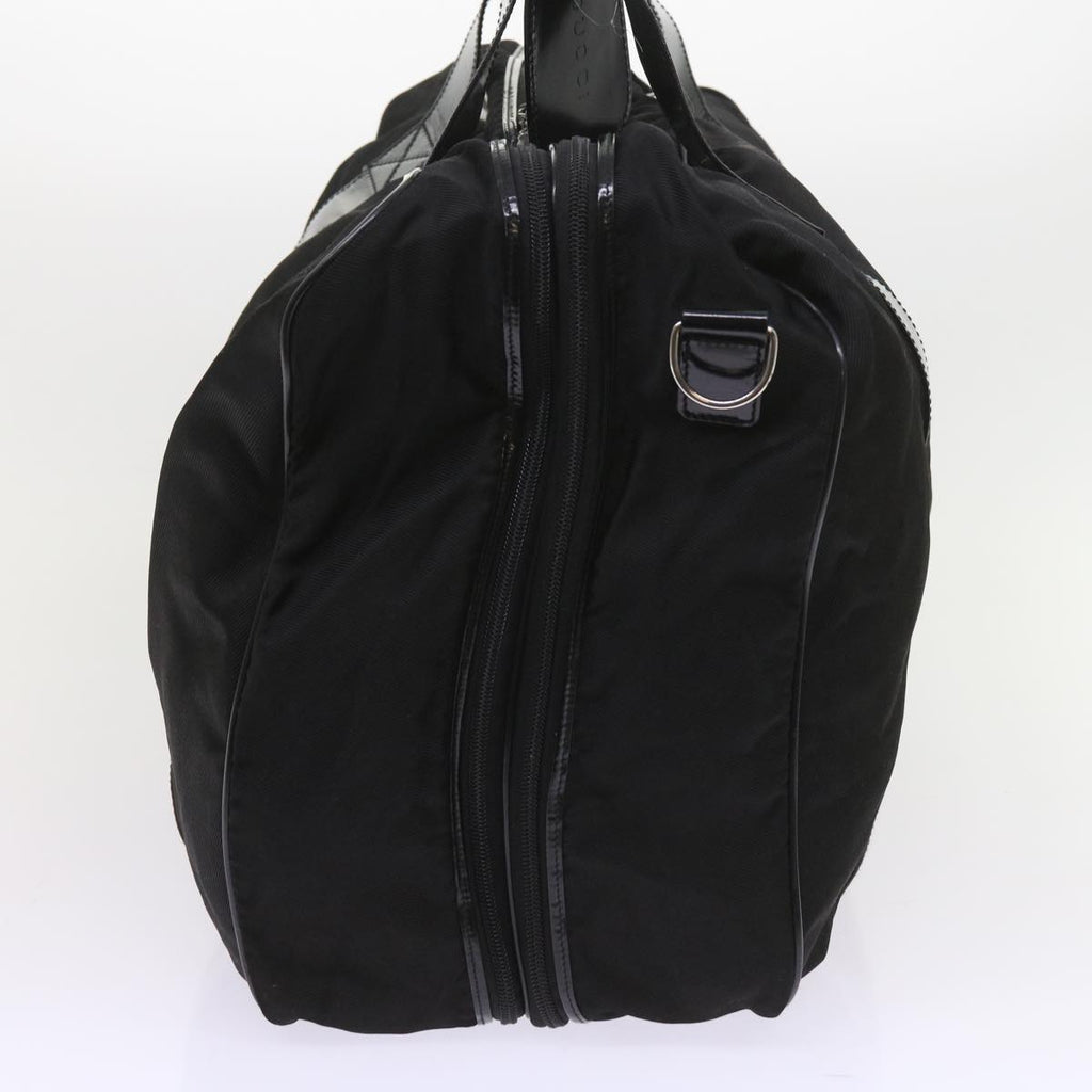 GUCCI Boston Bag Canvas Black 012 3754 0074 ep2080