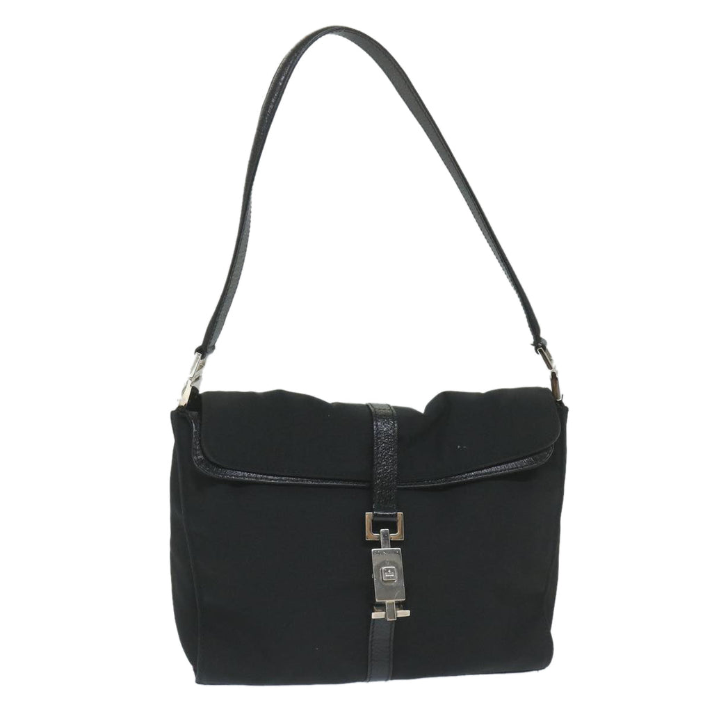 GUCCI Jackie Shoulder Bag Canvas Black 001 3734 001998 ep2082