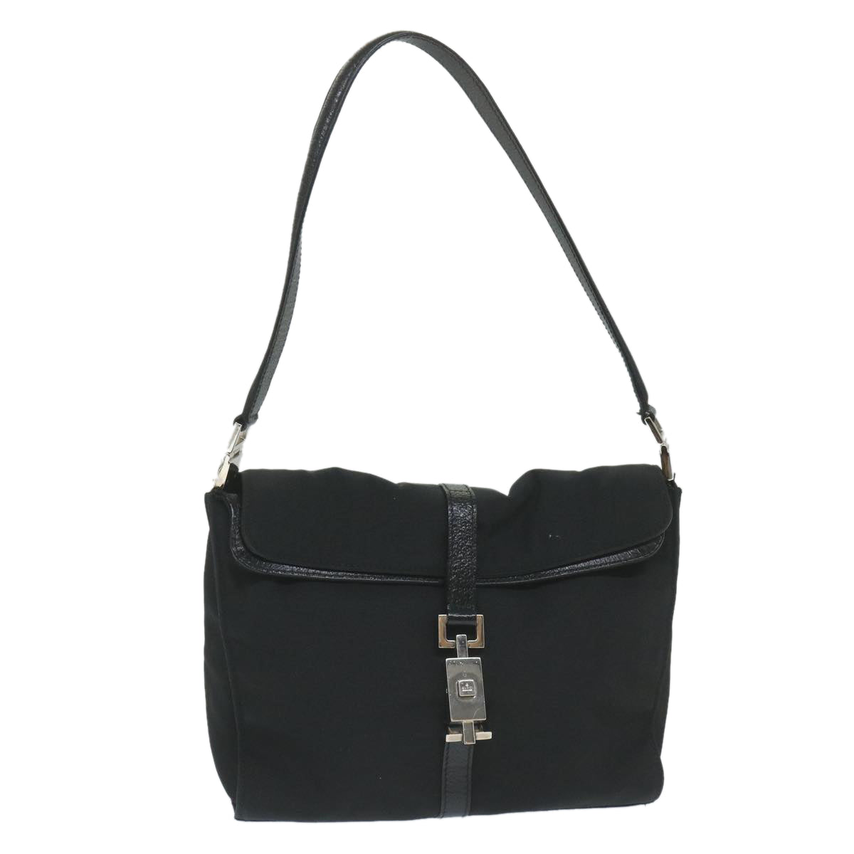 GUCCI Jackie Shoulder Bag Canvas Black 001 3734 001998 ep2082