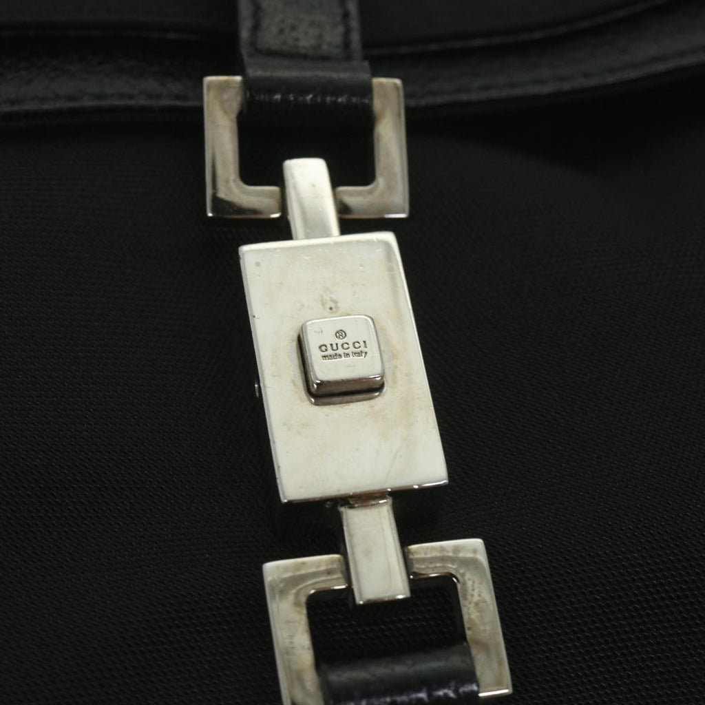 GUCCI Jackie Shoulder Bag Canvas Black 001 3734 001998 ep2082