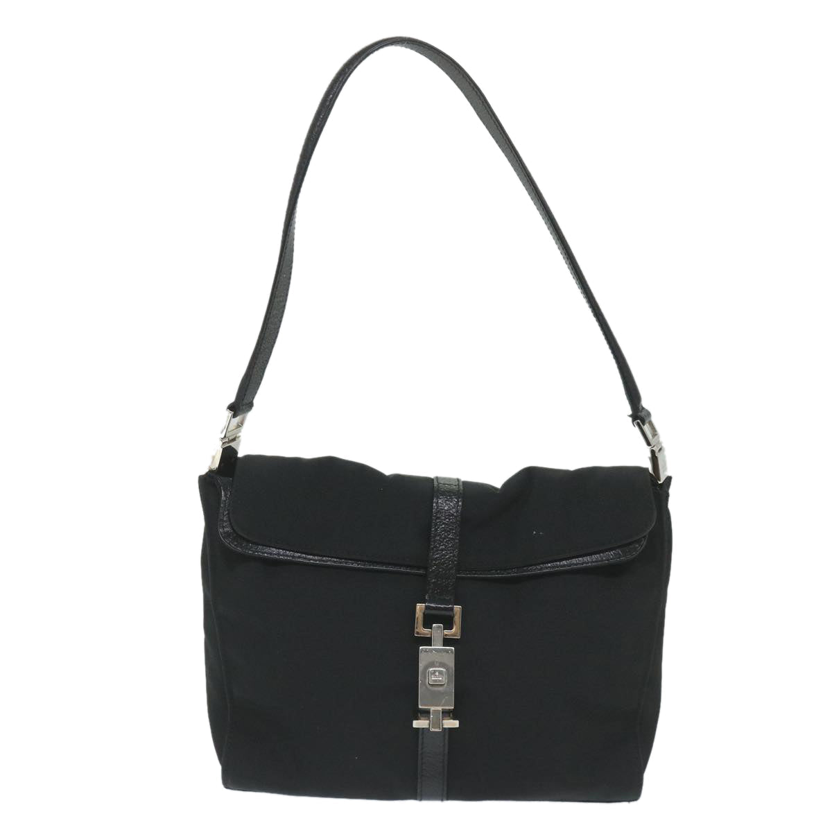 GUCCI Jackie Shoulder Bag Canvas Black 001 3734 001998 ep2082