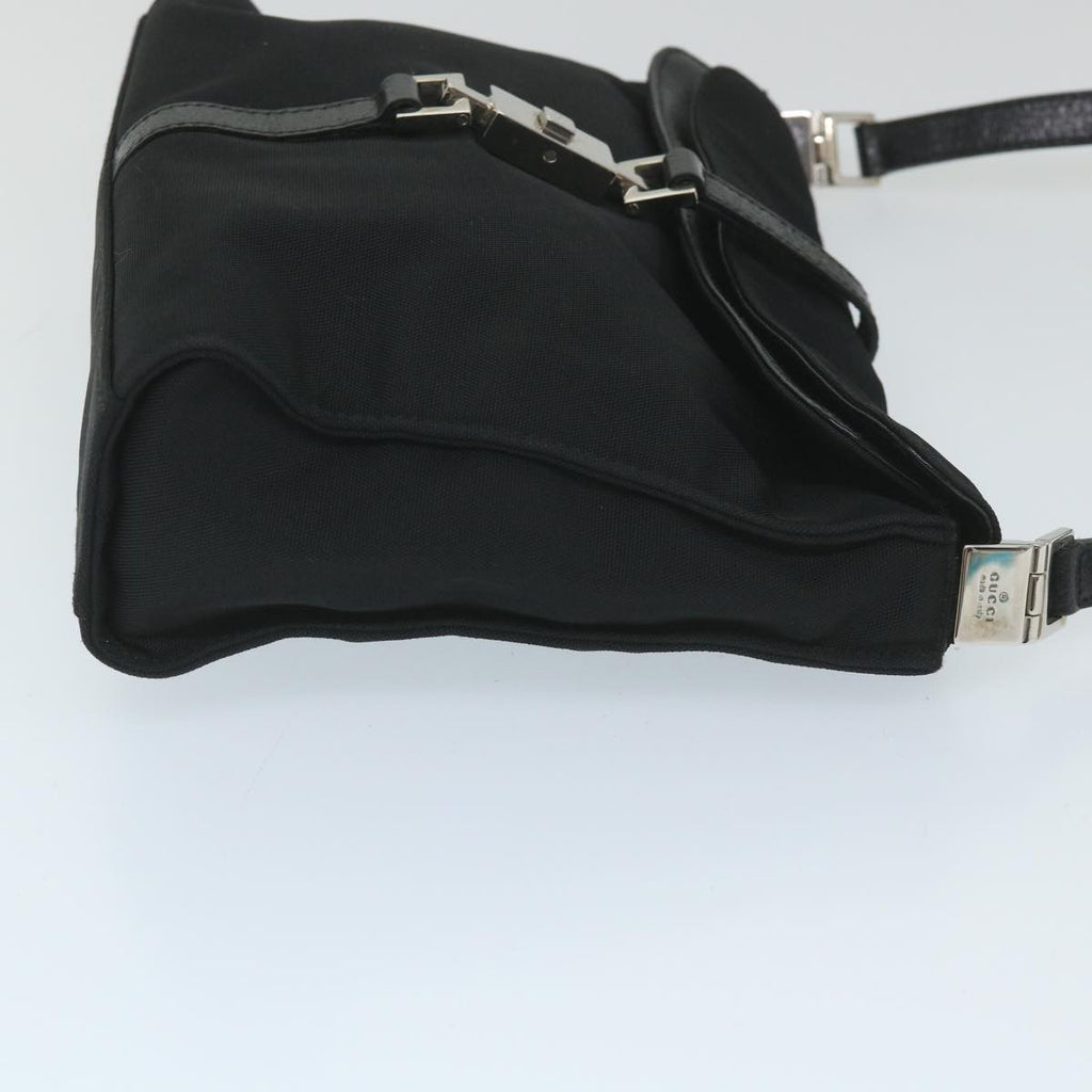 GUCCI Jackie Shoulder Bag Canvas Black 001 3734 001998 ep2082