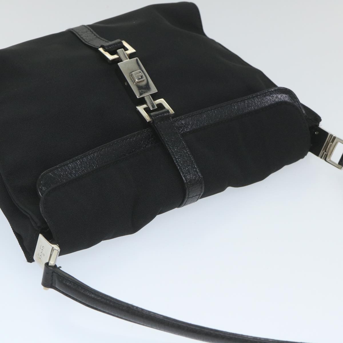 GUCCI Jackie Shoulder Bag Canvas Black 001 3734 001998 ep2082