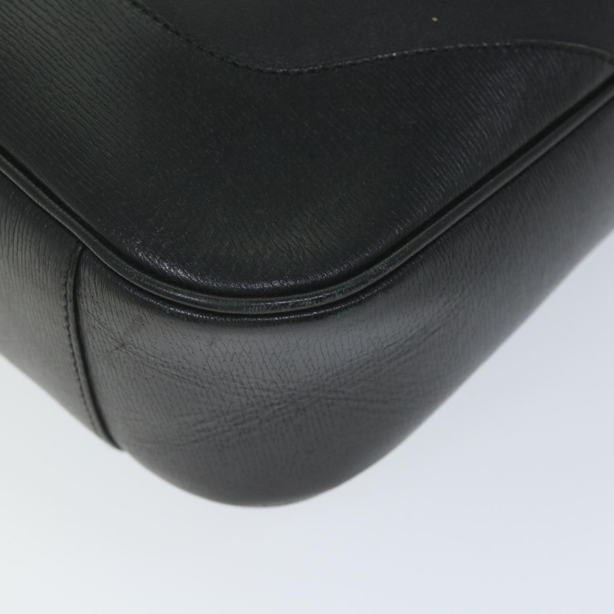 GUCCI Bamboo Shoulder Bag Leather Black 001 4058 1705 ep2085