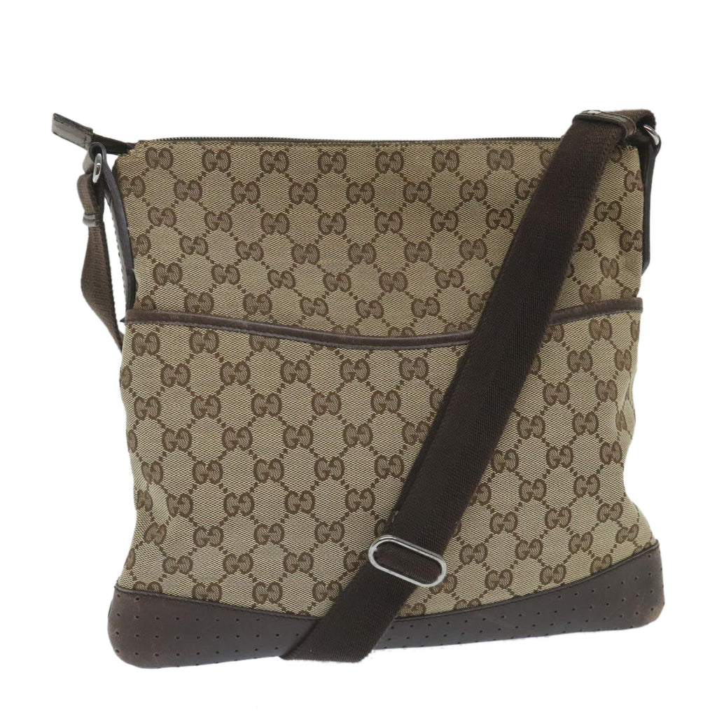 GUCCI GG Canvas Shoulder Bag Beige 145857 ep2095