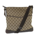 GUCCI GG Canvas Shoulder Bag Beige 145857 ep2095