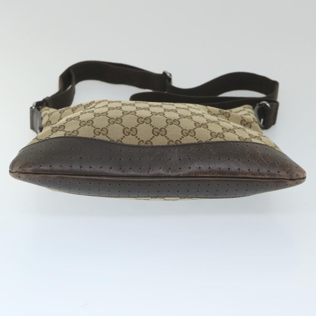 GUCCI GG Canvas Shoulder Bag Beige 145857 ep2095