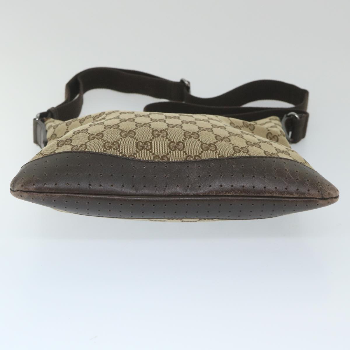 GUCCI GG Canvas Shoulder Bag Beige 145857 ep2095