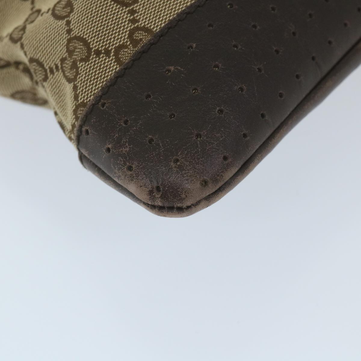 GUCCI GG Canvas Shoulder Bag Beige 145857 ep2095