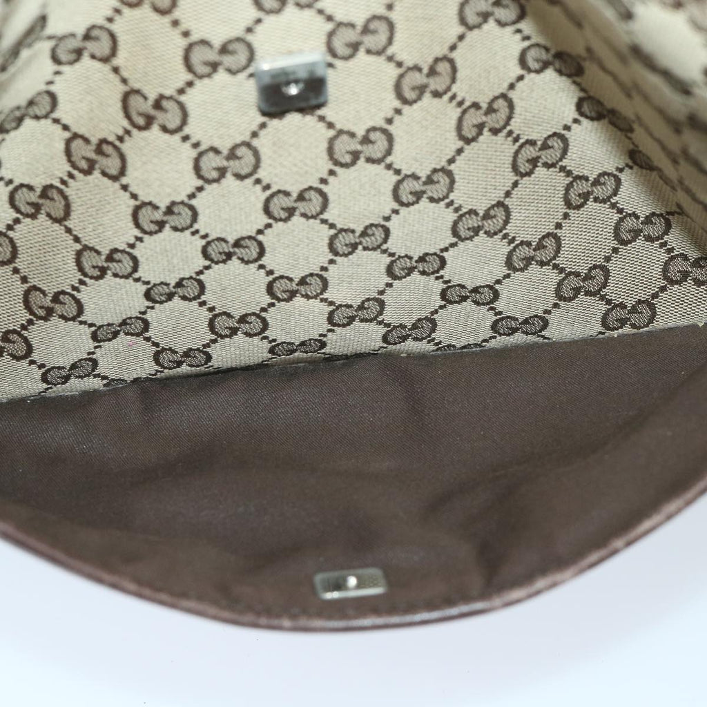 GUCCI GG Canvas Shoulder Bag Beige 145857 ep2095
