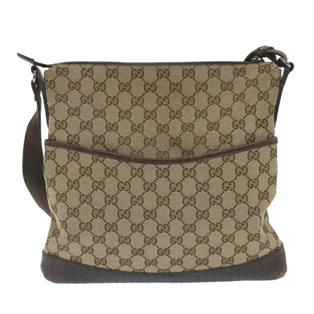 GUCCI GG Canvas Shoulder Bag Beige 145857 ep2095