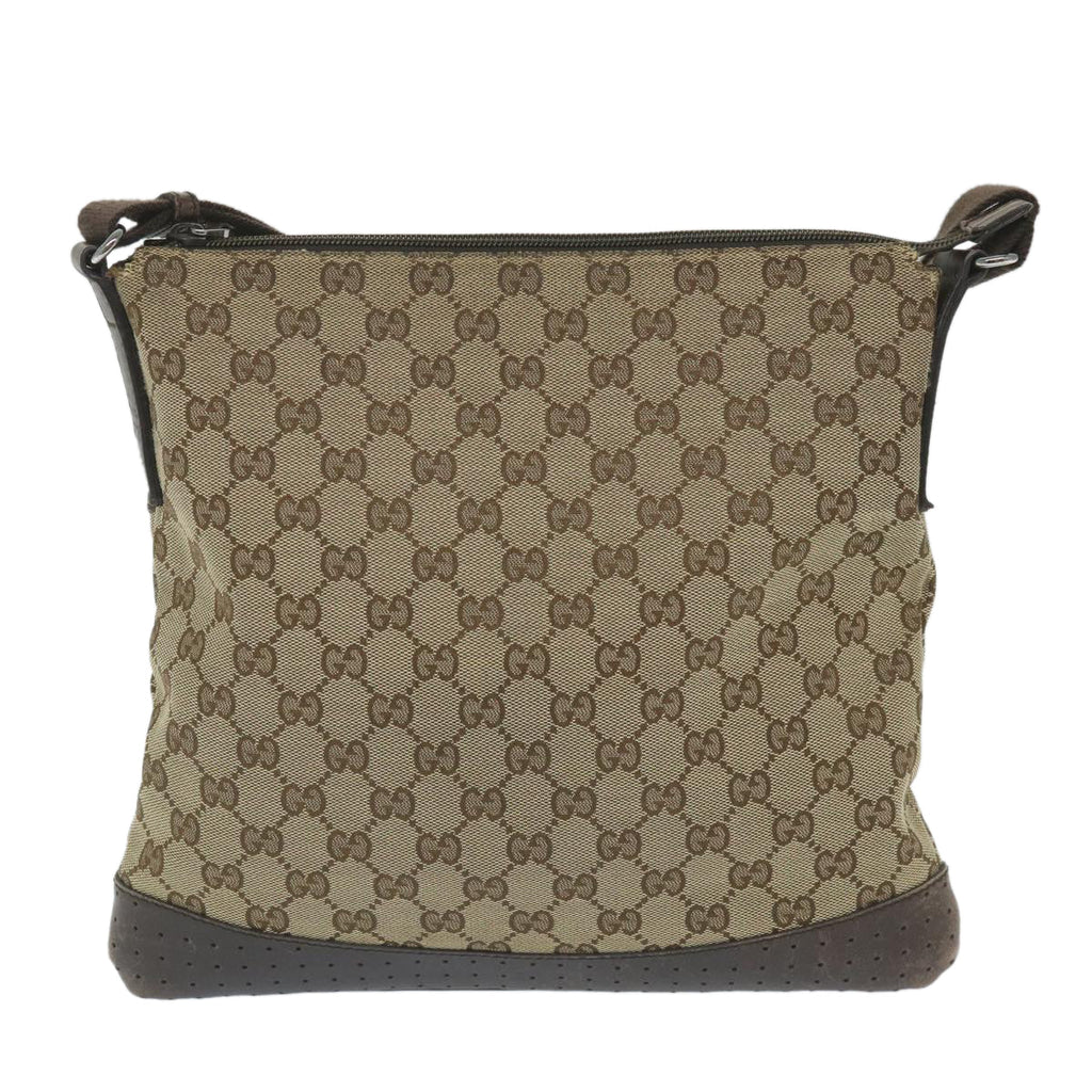 GUCCI GG Canvas Shoulder Bag Beige 145857 ep2095