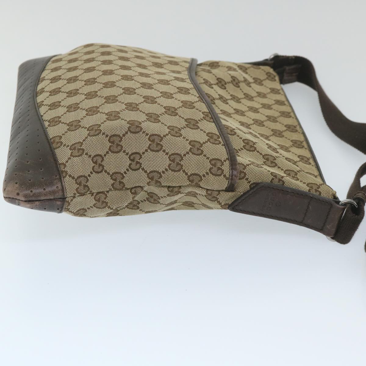 GUCCI GG Canvas Shoulder Bag Beige 145857 ep2095