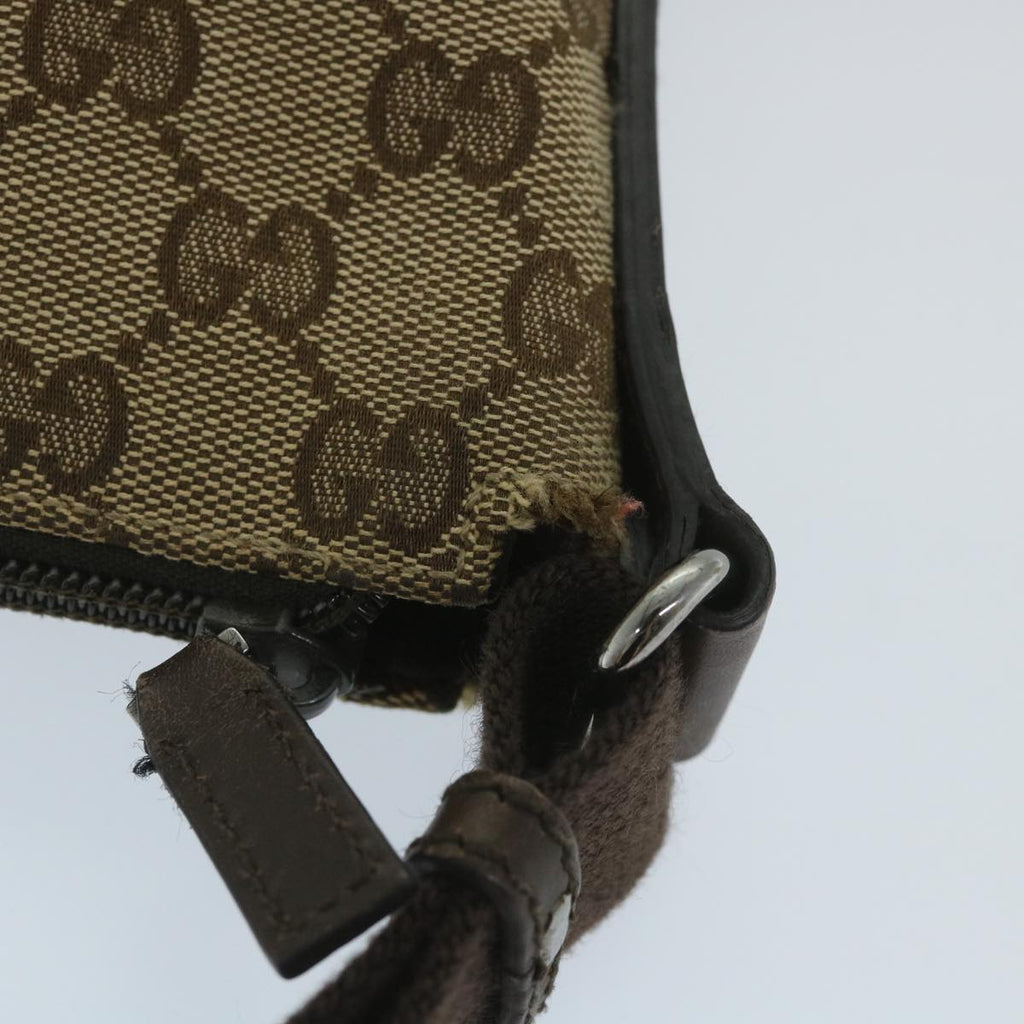 GUCCI GG Canvas Shoulder Bag Beige 145857 ep2095