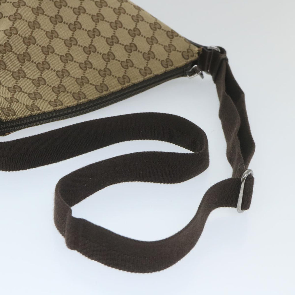 GUCCI GG Canvas Shoulder Bag Beige 145857 ep2095
