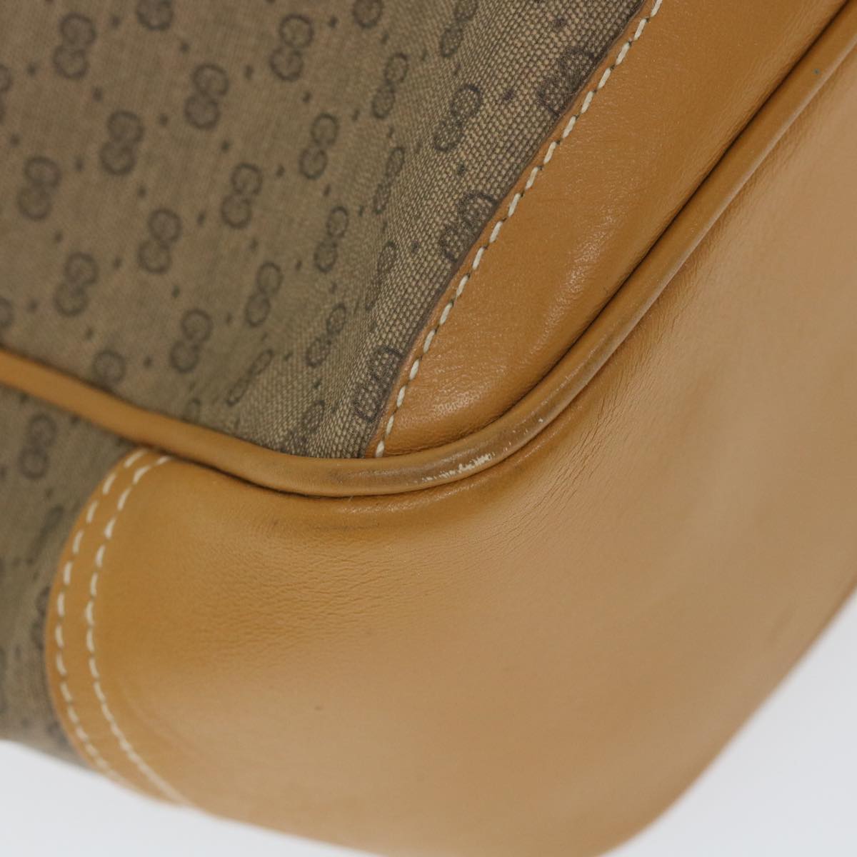 GUCCI Micro GG Supreme Tote Bag PVC Leather Brown 002 115 0207 ep2099