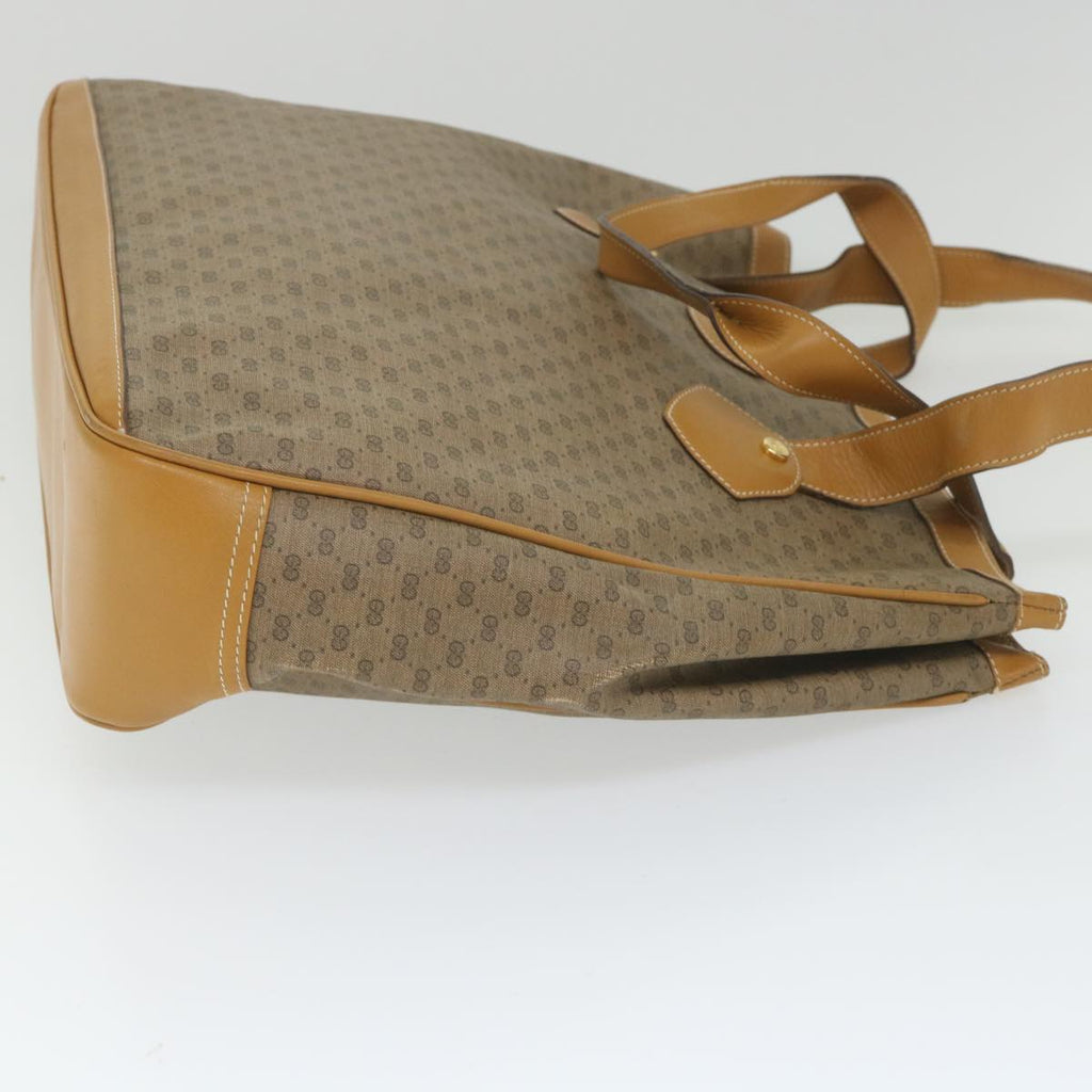 GUCCI Micro GG Supreme Tote Bag PVC Leather Brown 002 115 0207 ep2099
