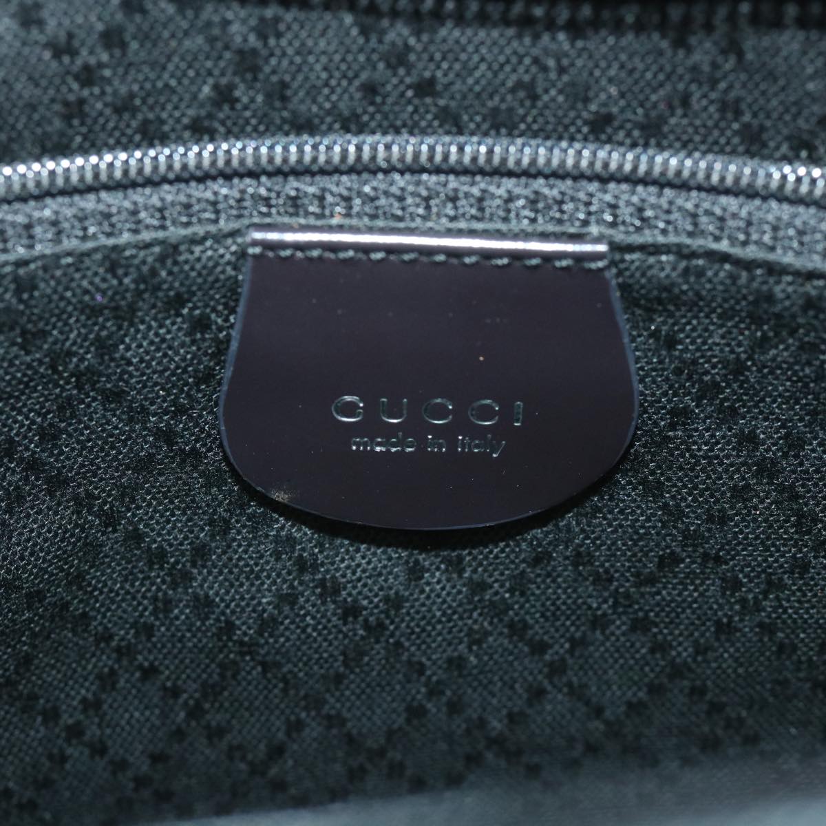 GUCCI Bamboo Hand Bag Canvas Gray 001 1095 1878 ep2101