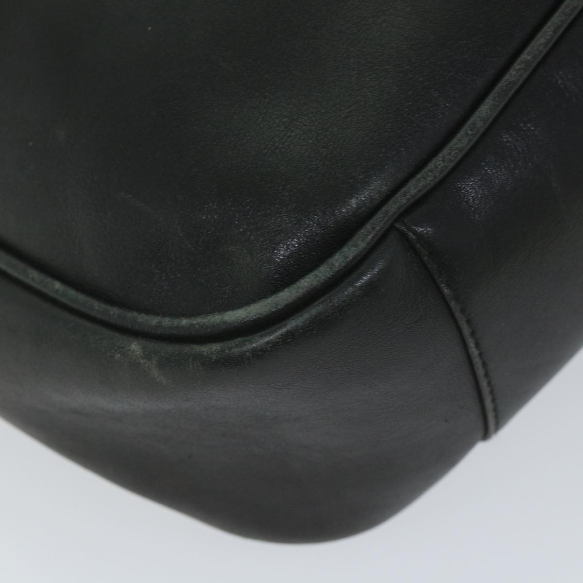 GUCCI Bamboo Shoulder Bag Leather Black 001 1638 3754 ep2137