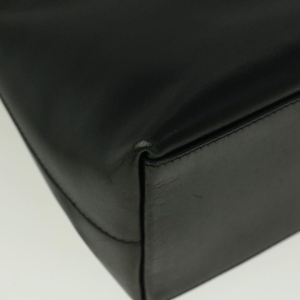 GUCCI Bamboo Shoulder Bag Leather Black 001 3007 3754 ep2141