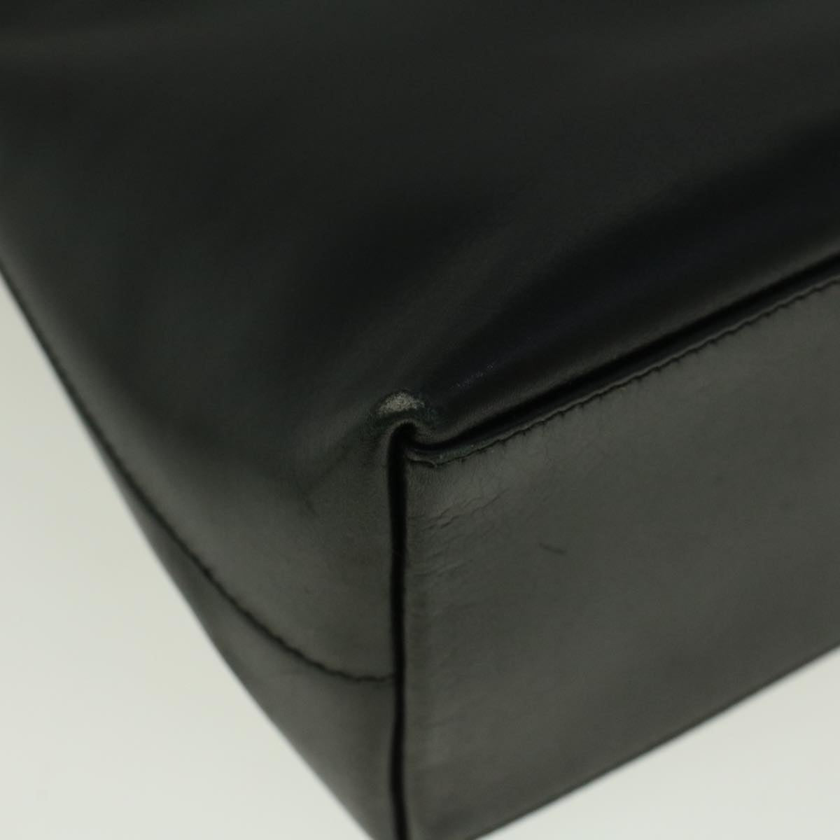 GUCCI Bamboo Shoulder Bag Leather Black 001 3007 3754 ep2141