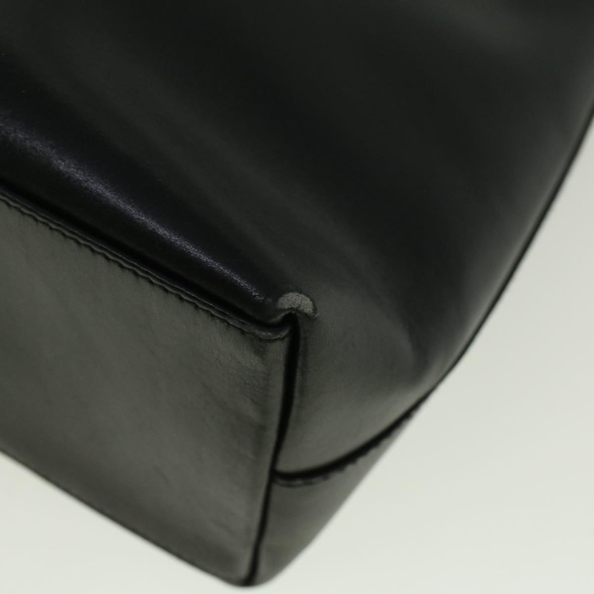 GUCCI Bamboo Shoulder Bag Leather Black 001 3007 3754 ep2141
