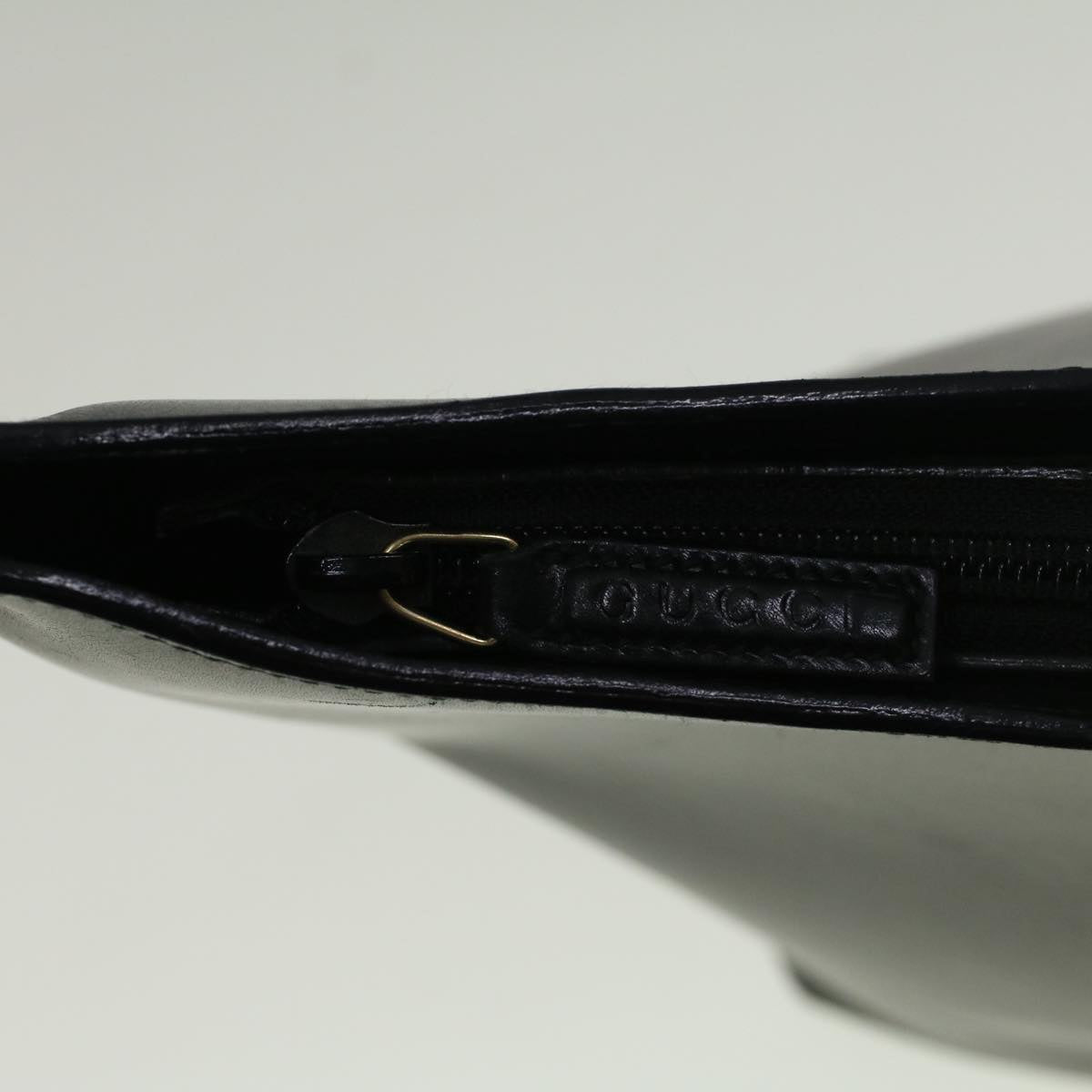 GUCCI Bamboo Shoulder Bag Leather Black 001 3007 3754 ep2141